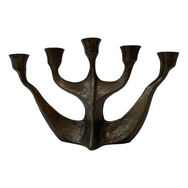 Brutalist Candleholder by Horst Dalbeck, Germany, 1970s For Sale