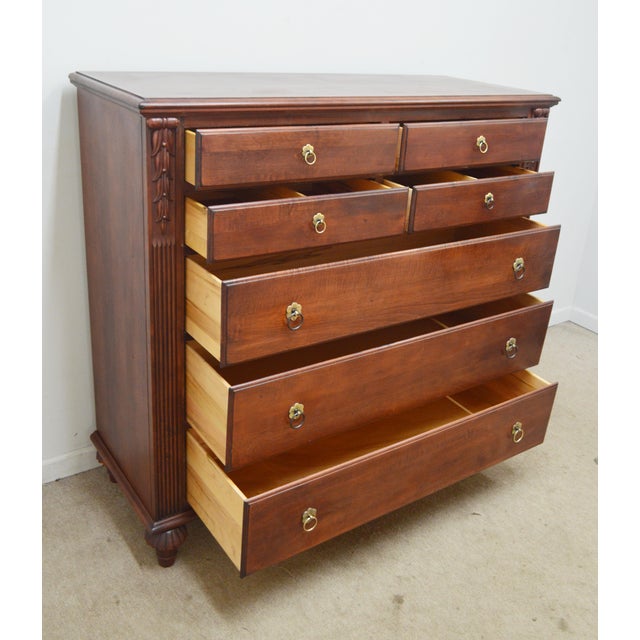 Ethan Allen Chest of Drawers and Mirror Set For Sale - Image 16 of 18