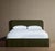 Contemporary The Expert Collection Rounded Signature Upholstered King Bed – Basil Mohair For Sale - Image 3 of 4
