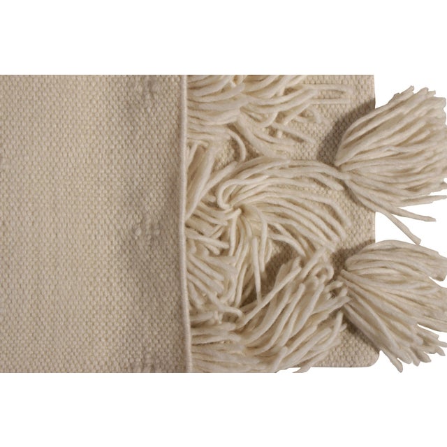 Textile Rug & Kilim’s Contemporary Textural Rug in Soft Beige For Sale - Image 7 of 7