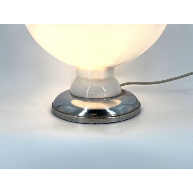 1960s Vintage Murano Glass Table Lamp attributed to Mazzega, 1960s For Sale - Image 5 of 8