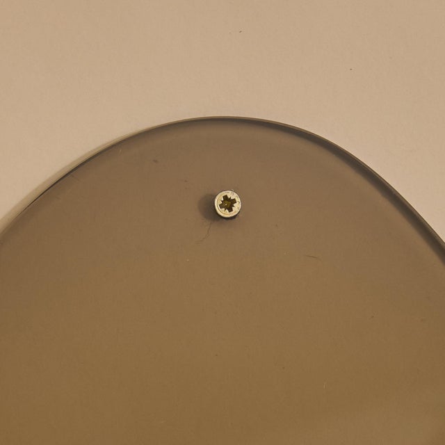1960s Italian Bronze Teardrop-Shaped Wall Mirror, 1960s For Sale - Image 5 of 7