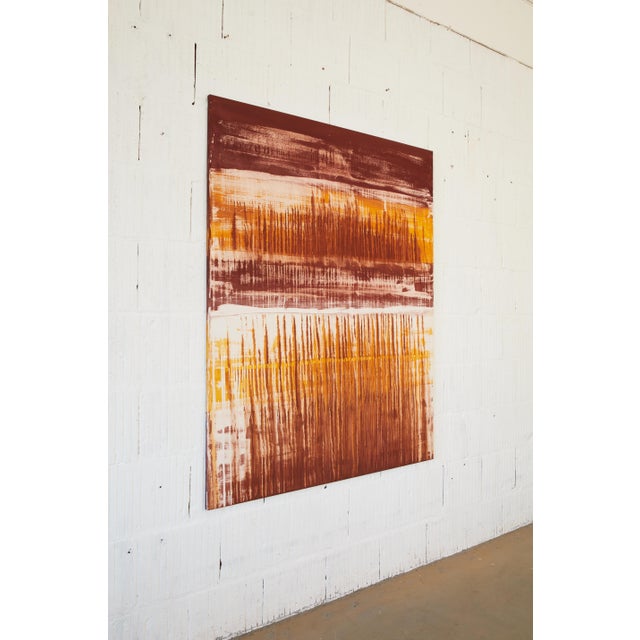 "Volcanic Monochrome Number 3" Large Original Abstract Painting by Simon Findlay For Sale - Image 15 of 17