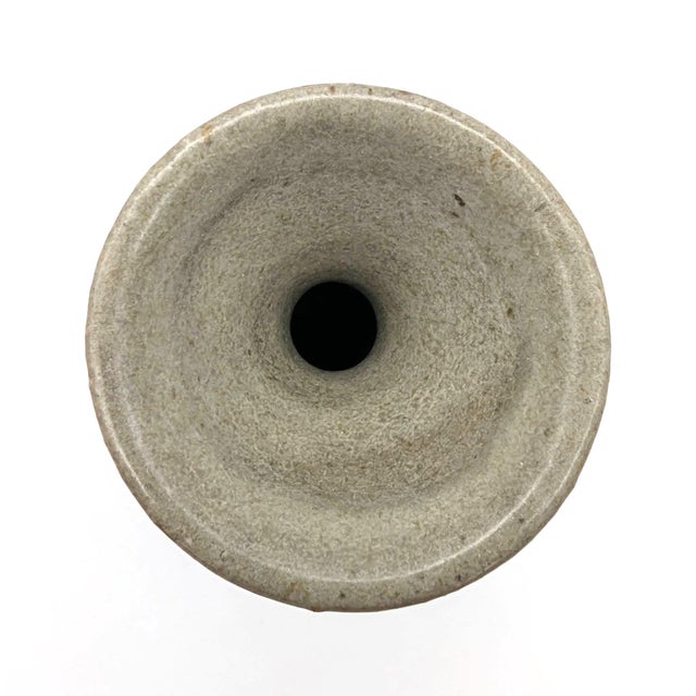 Mid 20th Century Artist Signed Studio Pottery Glazed Stoneware Bud Vase For Sale - Image 9 of 11