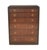 Ralph Lauren Mahogany Chest of Drawers, the six drawers with brass and leather horse bit style pulls, marked "Polo Ralph...