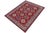 Southwestern Kazak Rustic Red/Beige Wool Rug - 4'1''x6'0'' For Sale - Image 10 of 10
