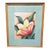 Framed Airbrush on Paper Hibiscus Tropical Floral by Jane Boyd, 1948 For Sale