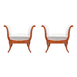 Pair of Late 19th Century Italian Benches For Sale