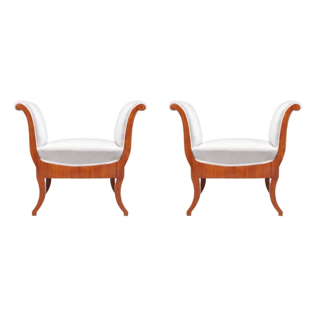 Pair of Late 19th Century Italian Benches For Sale