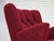 Danish Armchair in Red Furniture Fabric, 1960s For Sale - Image 12 of 18