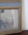 Antique Trumeau Style Gray Painted Wall Mirror With Gold Leaf For Sale - Image 9 of 12