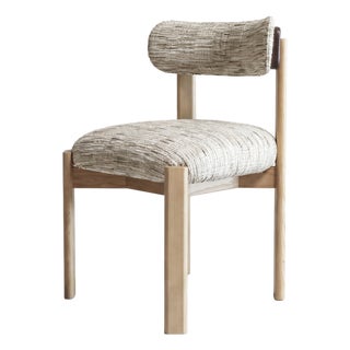 Siena Chair in Koya Driftwood Fabric and Wood Structure by Mambo Unlimited Ideas For Sale