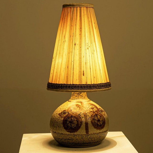 Ceramic Table Lamp attributed to Noomi Backhausen for Søholm, Denmark, 1970s For Sale - Image 14 of 16