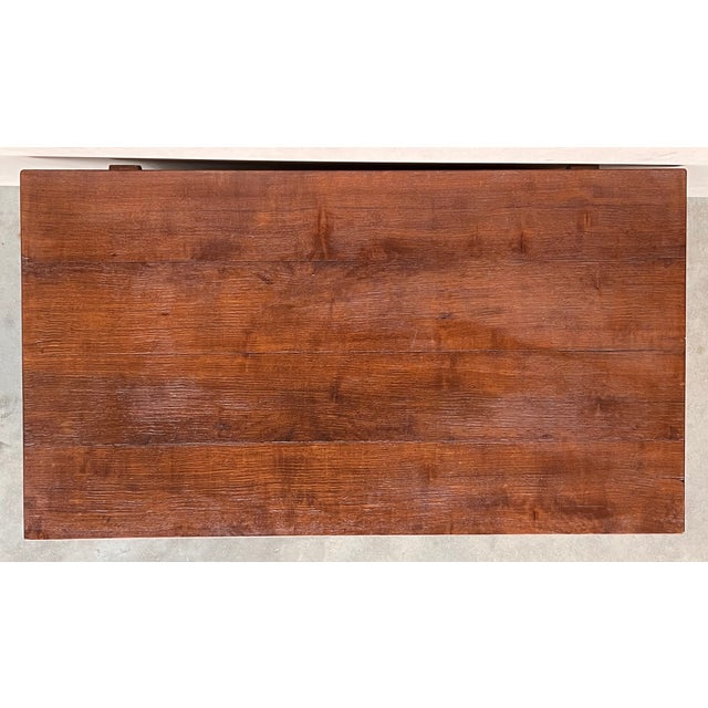 Late 19th Century Rustic Artisan Made Pyrenees Mountains Side Table End Table For Sale - Image 10 of 12