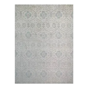 Handwoven Oushak Style Area Rug 8'10" X 11'9"