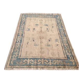 Antique Oushak Rug - 5'4" x 8'1" For Sale