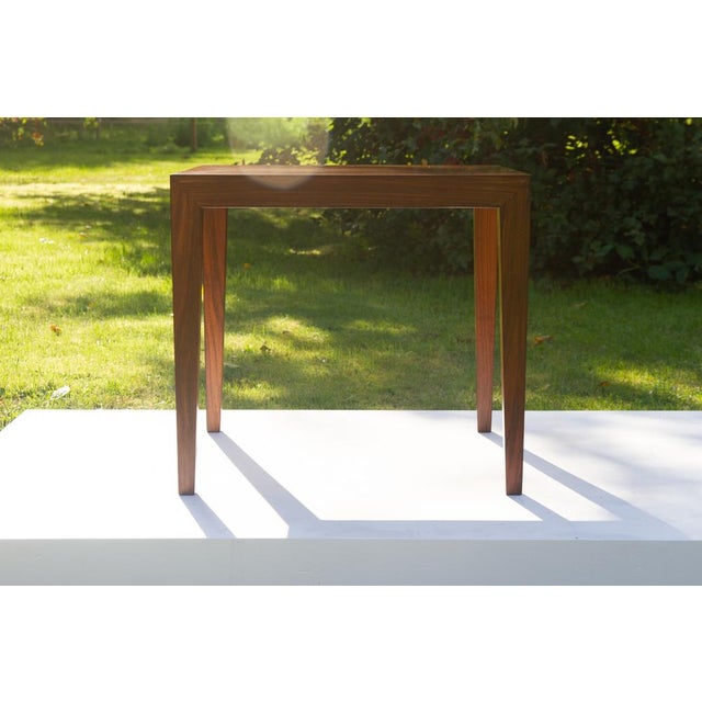 Vintage Danish Rosewood Coffee Table by Severin Hansen from Haslev Møbelsnedkeri, 1960s For Sale - Image 17 of 18