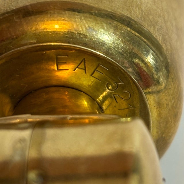 Mid-Century Table Lamp Model 321 in Brass from Eskilstuna Elektrofabrik, Sweden, 1950s For Sale - Image 11 of 12