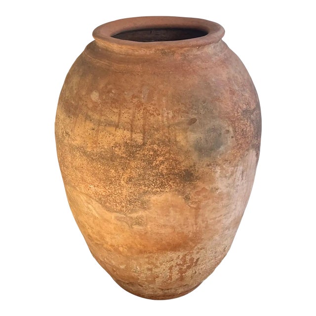 18th Century Rare Terracotta Hand Carved French Biot Pot For Sale