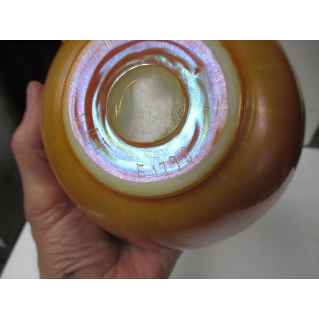 Glass Lct Tiffany Vase Circa 1890s' For Sale - Image 7 of 9