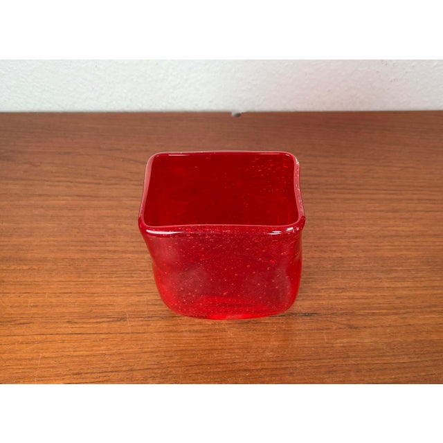 Mid-Century Modern Scandinavian Glass Vase, 1960s For Sale - Image 9 of 16