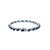 Early 21st Century Blue Sapphire Diamond 18k White Gold Bracelet For Sale - Image 5 of 6