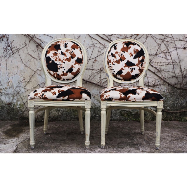 Baroque Style Wooden Dining Chairs, 1980s, Set of 6 For Sale - Image 15 of 15