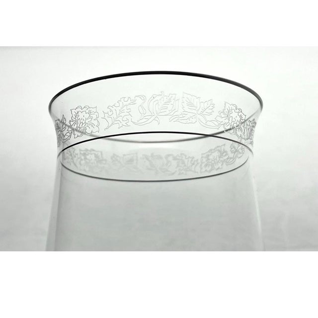 1970s 1970s Lenox “Moonspun” Water Glasses - Set of 8 For Sale - Image 5 of 6