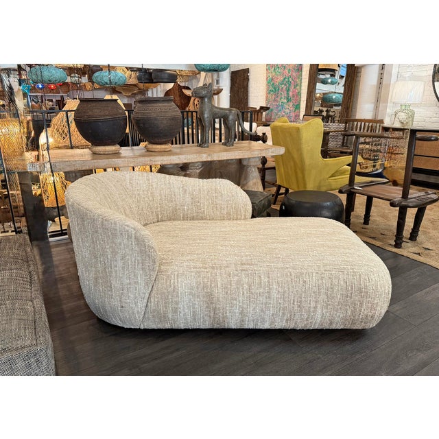 Contemporary Modern Cloud Boucle Chaise For Sale - Image 11 of 11