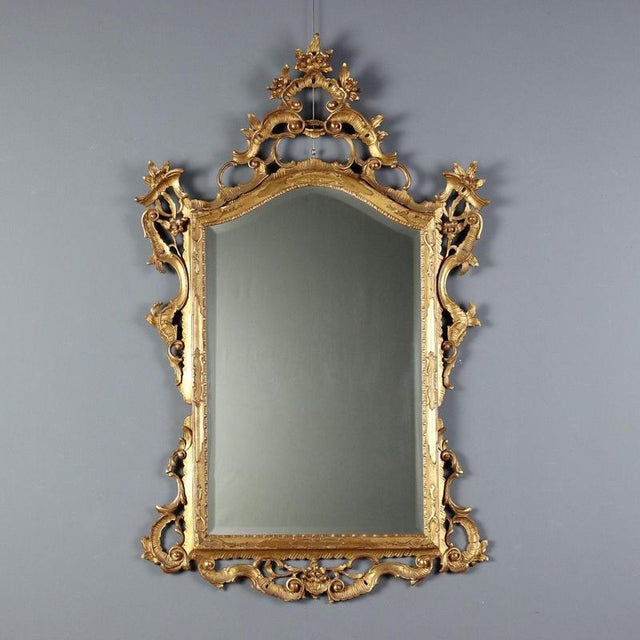 Baroque Style Giltwood Mirror For Sale - Image 10 of 10