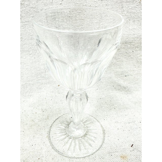 Vintage Val St Lambert Port Glasses-Set of 5 For Sale In New Orleans - Image 6 of 12