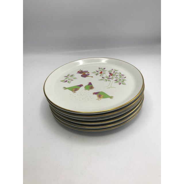 Mid 20th Century Vintage Shenango Twelve Days of Christmas Plates by Dick Litzel – Set of 6 For Sale - Image 5 of 11
