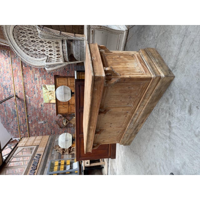 Early 20th Century Trading Counter in Fir For Sale - Image 3 of 11