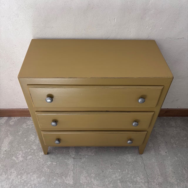 Small Patinated Chest of Drawers For Sale - Image 3 of 6