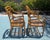 Boho Chic Pair of Authentic McGuire Target Back Vintage Rattan Armchairs For Sale - Image 3 of 10