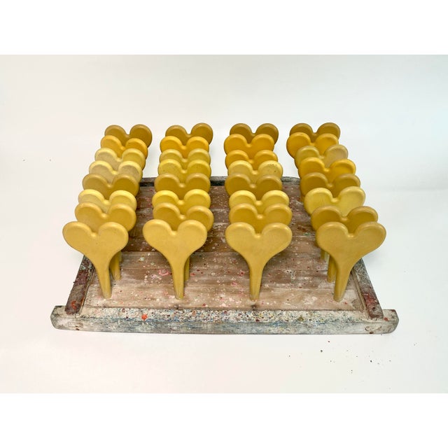 1970s Giant Hearts Balloon Mold Wall Sculpture For Sale - Image 5 of 6