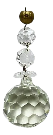 Antique Cut Crystal Chandelier Sphere