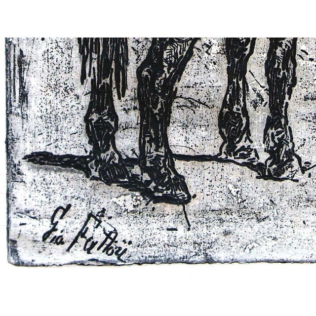 Gunner Riding - Original Etching by Giovanni Fattori - 1900 ca. 1900 ca. For Sale - Image 4 of 6