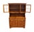 Mid 20th Century Ethan Allen Heirloom Nutmeg Maple Colonial Early American 47" Buffet W. China Hutch 10-6018 / 10-6036 For Sale - Image 5 of 18