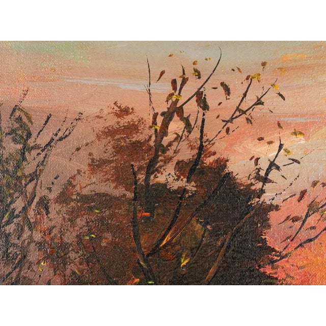Fred Nömeier, Flusslandschaft II, Oil on Linen For Sale - Image 6 of 10