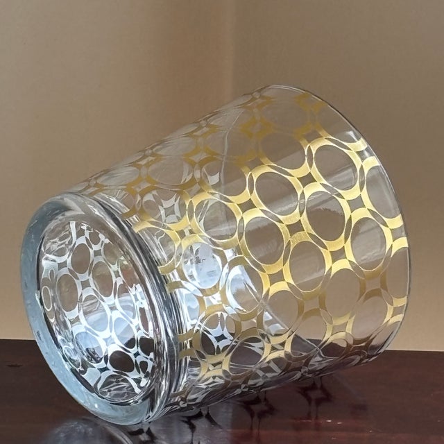 Vintage Mid-Century Modern-Style Glass Ice Bucket For Sale In Baltimore - Image 6 of 17