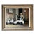 Vintage Batcheldos Farm Scene of a Man With Ducks Oil Painting, Framed For Sale