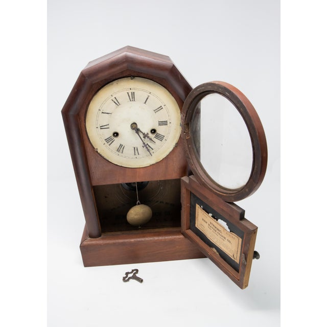 New Haven Clock Co. Mantle Clock For Sale In Nashville - Image 6 of 12