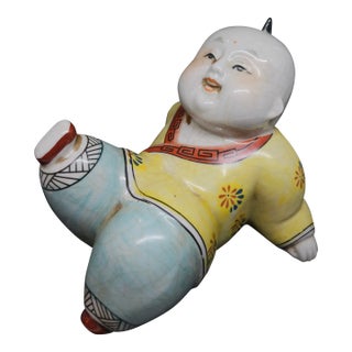 Vintage Dancing Baby Buddha Statue For Sale