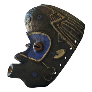 African Bena Lulua Mask, Kasai, DR Congo, 1940s For Sale