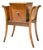 Vintage Art Deco Neoclassical Mahogany Copper-Lined Humidor Magazine Side Table For Sale