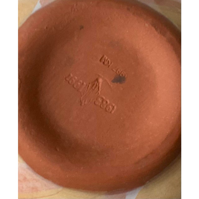 1990s Mackenzie Childs Sugar Bowl and Creamer For Sale In Naples, FL - Image 6 of 7