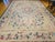 Late 19th Century French Aubusson Needlepoint Carpet in Floral Pattern in Ivory, Green, Pink, Blue For Sale - Image 4 of 18