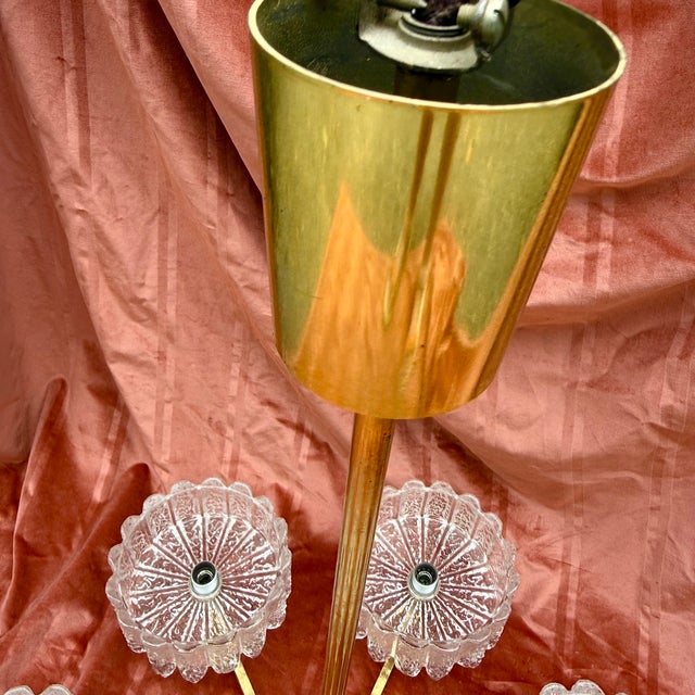 Mid-Century Modern Vintage Icicle Glass Hanging Lamp from Doria Leuchten, 1960s For Sale - Image 3 of 17