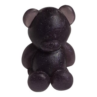 Purple Resin Bear Figurine Collectible For Sale